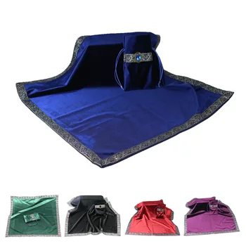

Tarot Table Cloth + Tarot Bag Square Tablecloth Pouch Decoration Thick Velvet Table Cove placemat set de table for Wedding Party