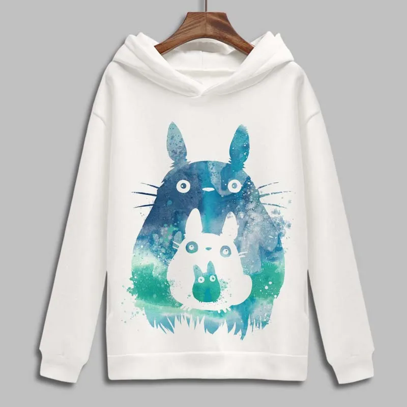 Худи для косплея Tonari no Totoro с мультяшным принтом зимняя Осенняя флисовая