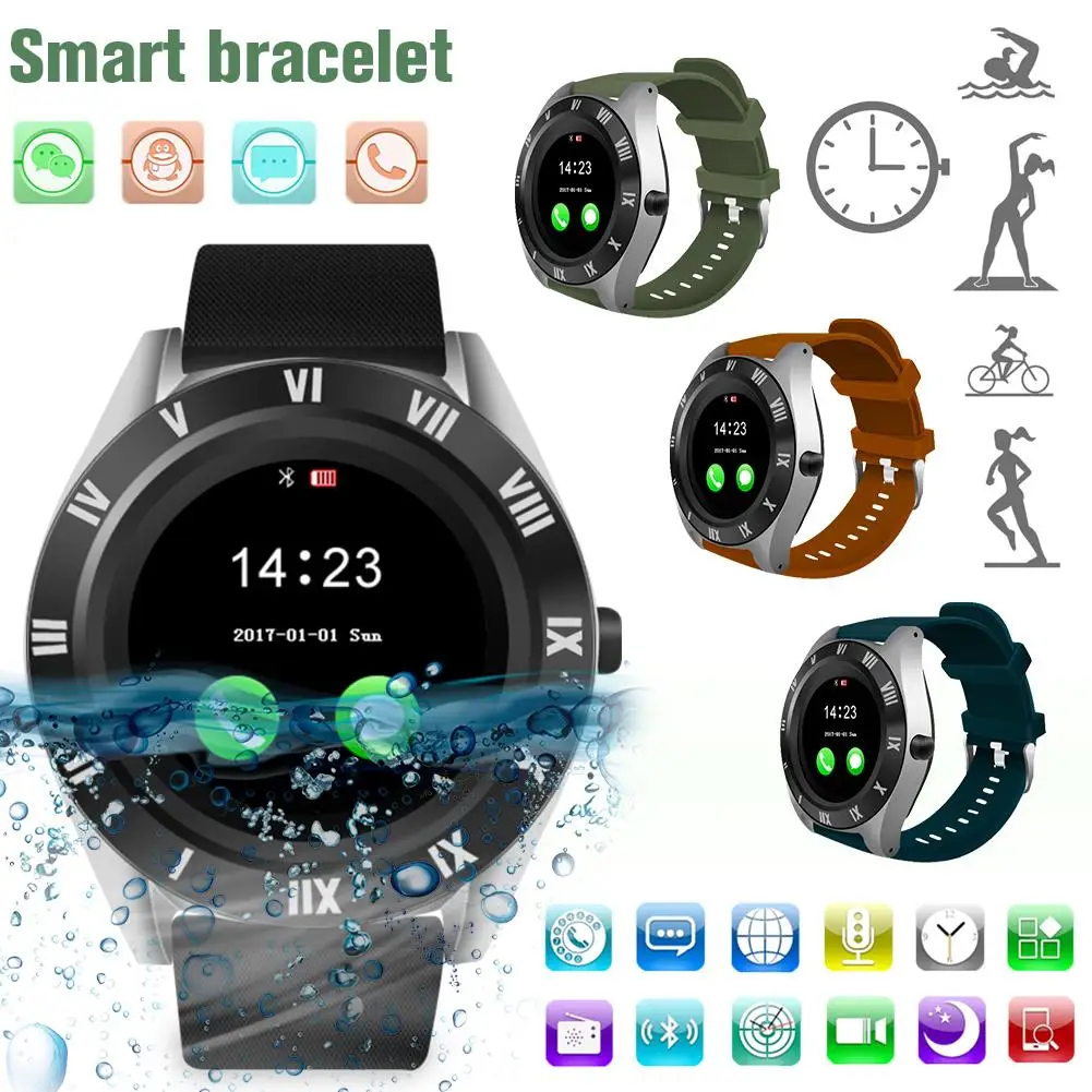 

M11 Bluetooth Men Smart Watch Touch Screen Wrist Watch with Camera Waterproof Smartwatch Sports Fitness Tracker Phone Watch