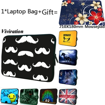 

Mousepad+Prints Notebook Sleeve Ultrabook Bag 11.6 15 13 12 14 17 7 Laptop Bag 10.2 Tablet Cover For Macbook Pro Retina 13 Case