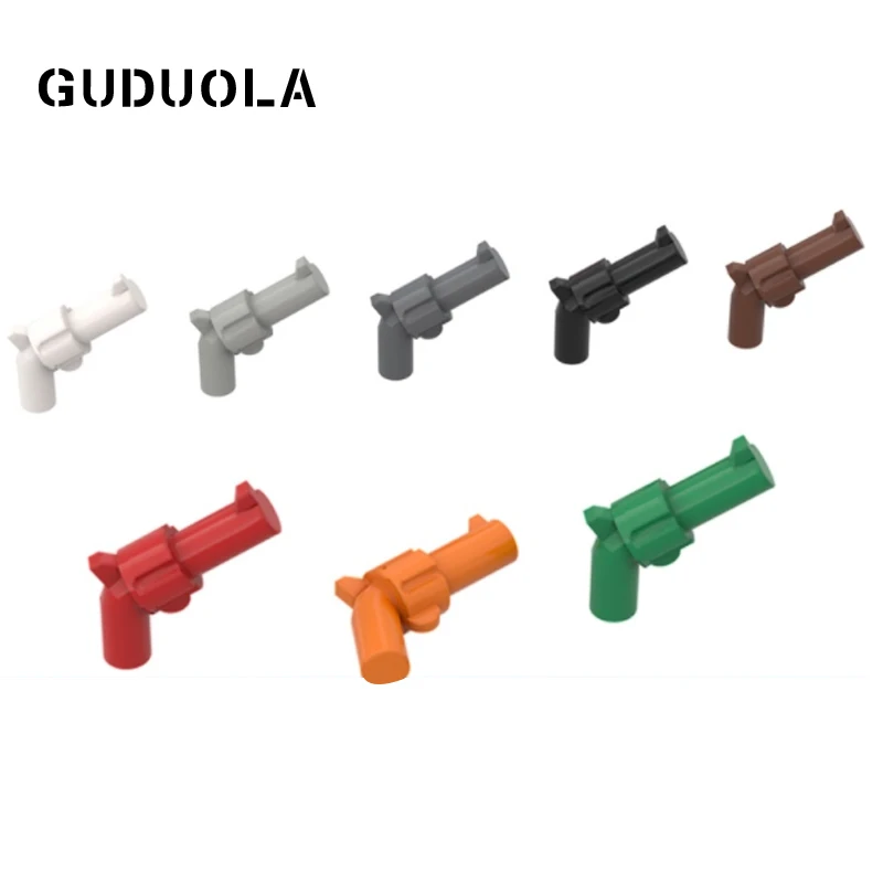 Специальный кирпич Guduola 30132 пистолет револьвер фигурки детали сделай сам