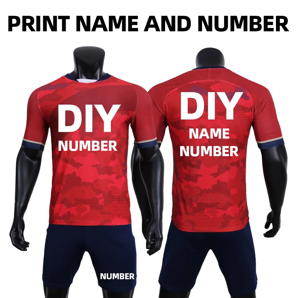 red soccer uniforms