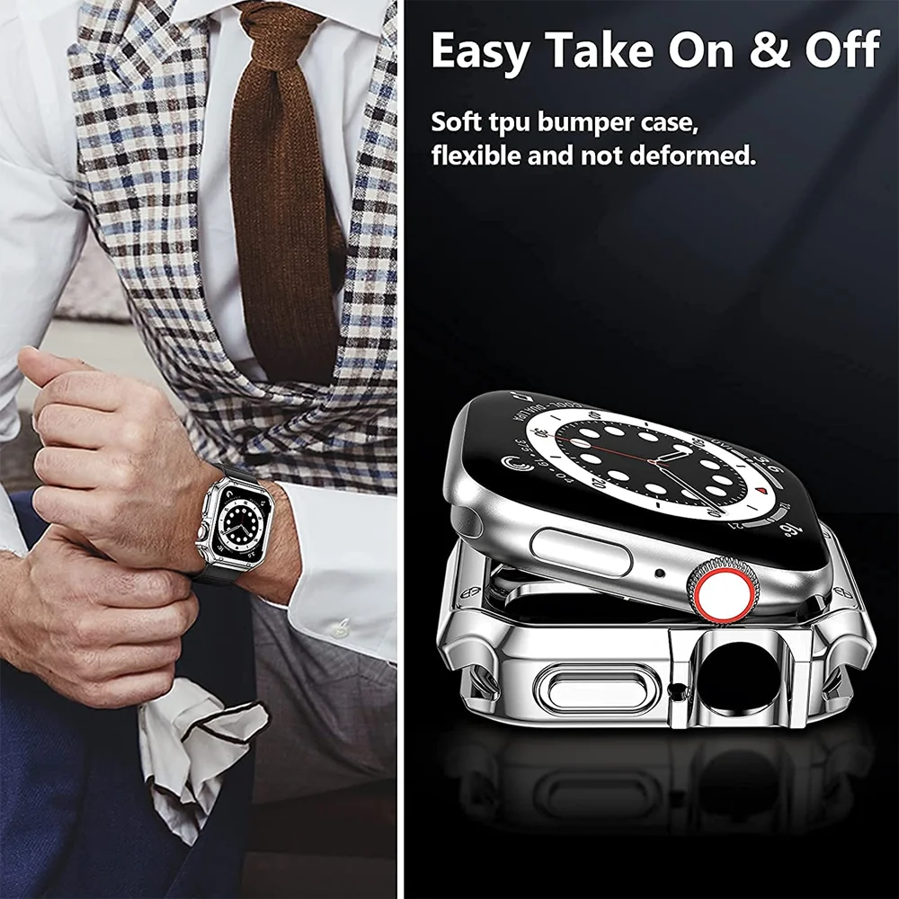  ġ ̽ Ŀ, TPU  ׼, ȭ ȣ, iWatch ø 7, 6, 5, 4, 3, SE, 45mm, 41mm, 44mm, 40mm, 42mm, 38mm