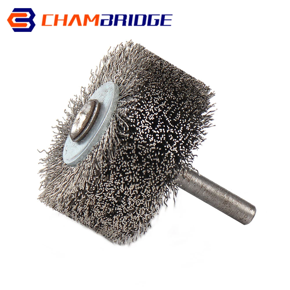 50mm Steel Wire Wheel Brush 1/4" Shank Dremel Rotary Tool for Mini Drill Dremel Metal Rust Removal Polishing 1/2/5Pcs 6