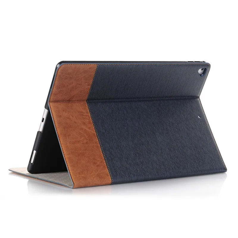 

Apple iPad Pro 2017 Protective Case Pro 12.9 2017 Leather Case Pattern Plaid Pattern Shatter-resistant Back Cover