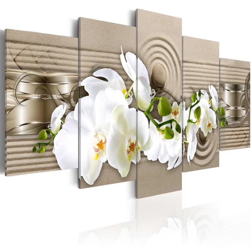 5-Pieces-wall-art-hd-print-canvas-oil-orchid-painting-flower-pictures-for-bedroom-modern-paintings