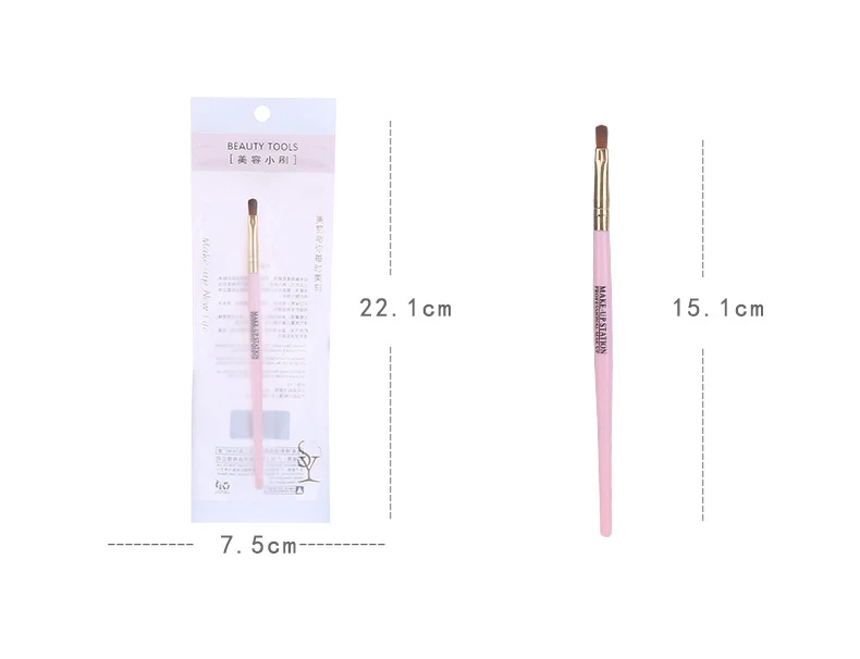Maquillaje профессиональный мягкий блеск для губ помада переносная Кисть для макияжа кисть для блеска для губ Макияж для губ косметические инструменты