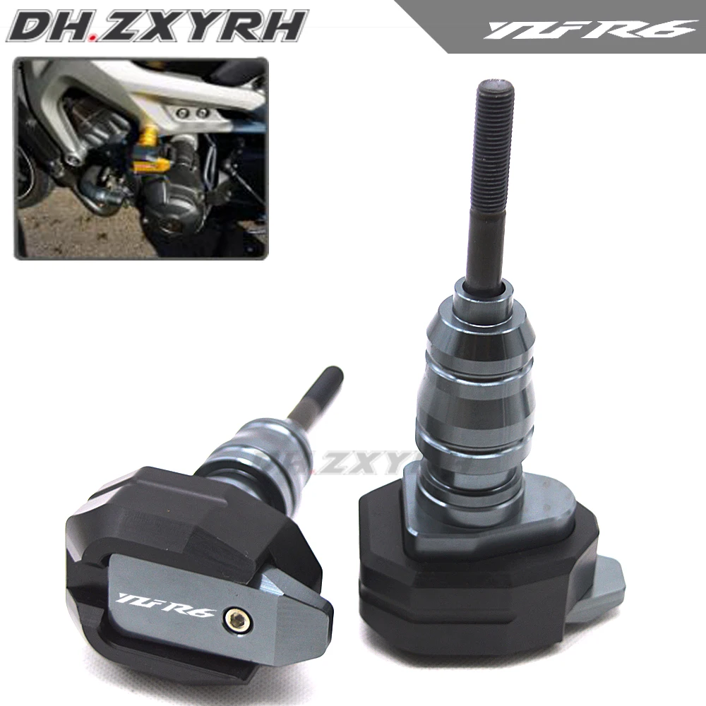 Рамка Ползунки Крушение протектор для YAMAHA YZF R6 YZFR6 2006-2013 07 08 09 10 11 12 аксессуары для мотоциклов защита от падения