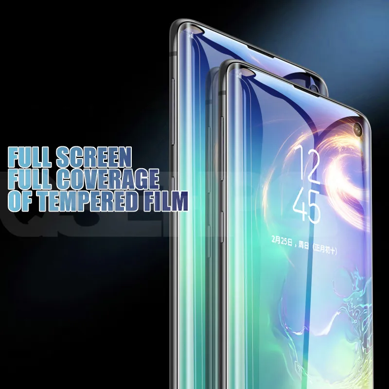 200D Защита экрана для samsung Galaxy Note 10 S9 S8 S10 Plus S10e Lite Полное покрытие для samsung Note 8 9 S7 Edge мягкая пленка