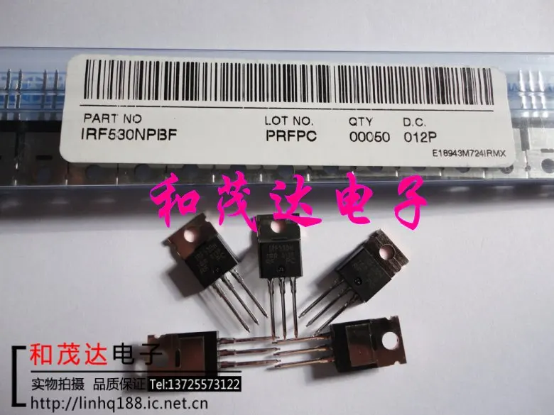 5 предметов в партии, IRF530NPBF IRF530N T0-220