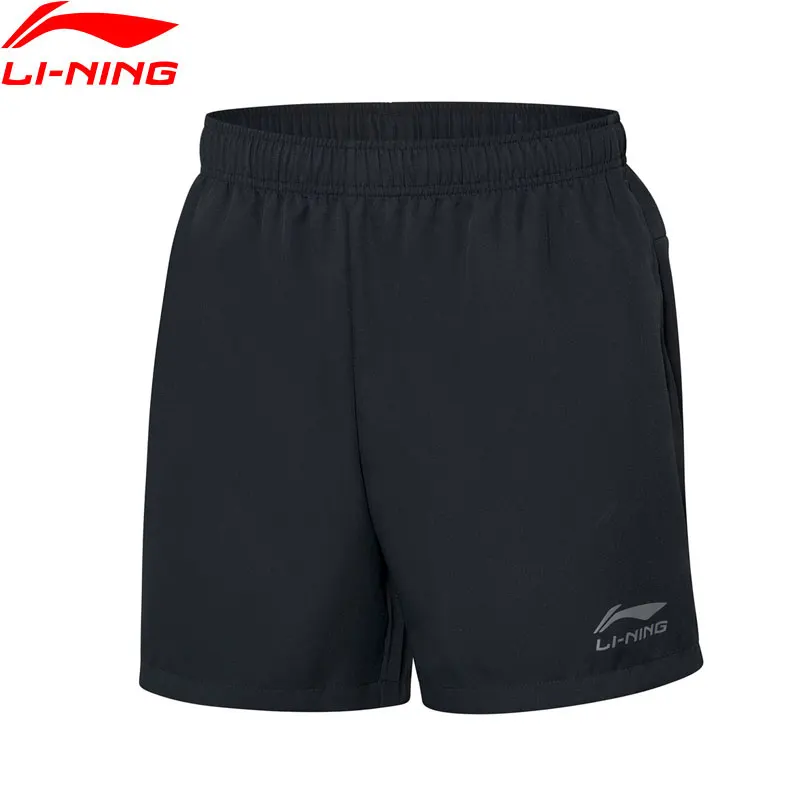 Li-Ning мужские шорты для настольного тенниса дышащие обычная посадка командная