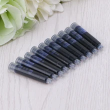10 шт. перьевая ручка чернильный картридж синие слова автоматическое исчезновение сохраняет бумагу LX9A