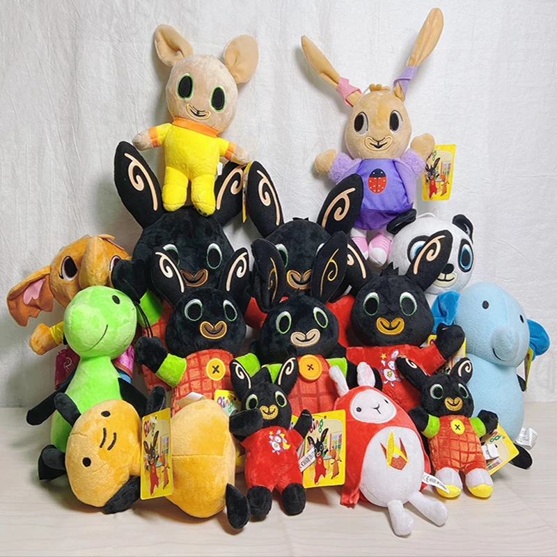 

Bing Rabbit Plush Kids Girls Toy Stuffed Panda Coco Hoppity Animation Action Sula Elephant Doll For Children Boys Gifts