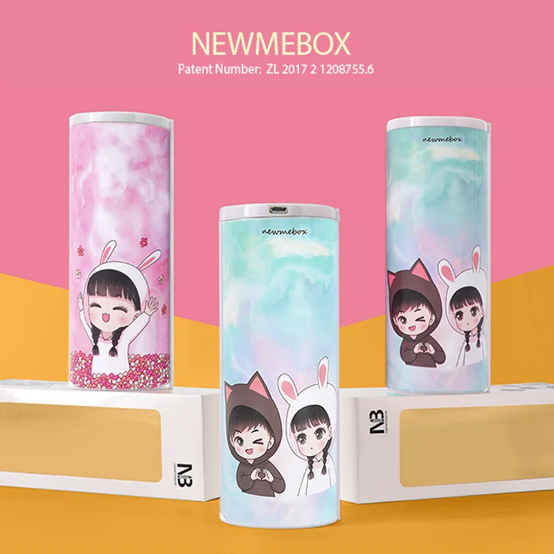 

NBX Pencil Case Calculator School Supplies Password Kawaii Estuche Escolar Anime Rabbit Bunny Student Coded Lock Stationery Gift
