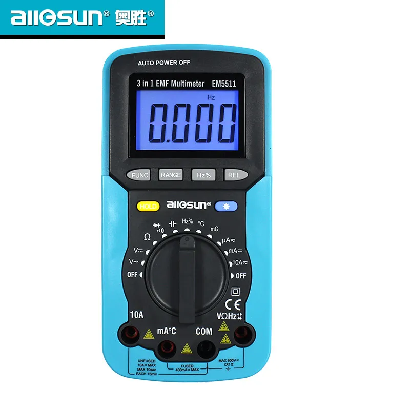

Multi range high precision electromagnetic radiation capacitance meter