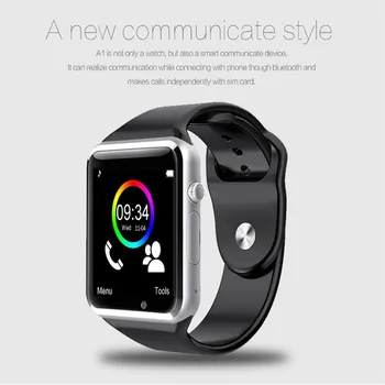 

WristWatch Bluetooth Smart Watch Sport Pedometer with SIM Camera Smartwatch For Android Smartphone Russia T15 Good than DZ09 A1