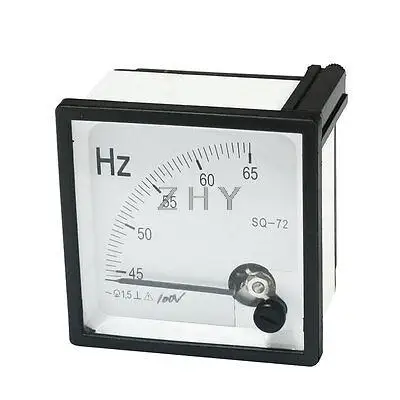 

1.5 Accuracy Class 45-65Hz Frequency Tester Analog Panel Meter AC 100V