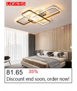 LOFAHS Modern Led Ceiling Light Remote Control For Bedroom living Room Kitchen brown large size LED Ceiling lamp