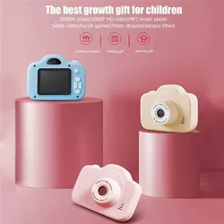 Mini appareil photo A3 pour enfants, résolution 2000W, résolution 1080P, Projection vidéo, jouets éducatifs, cadeau d'anniversaire pour bébés 