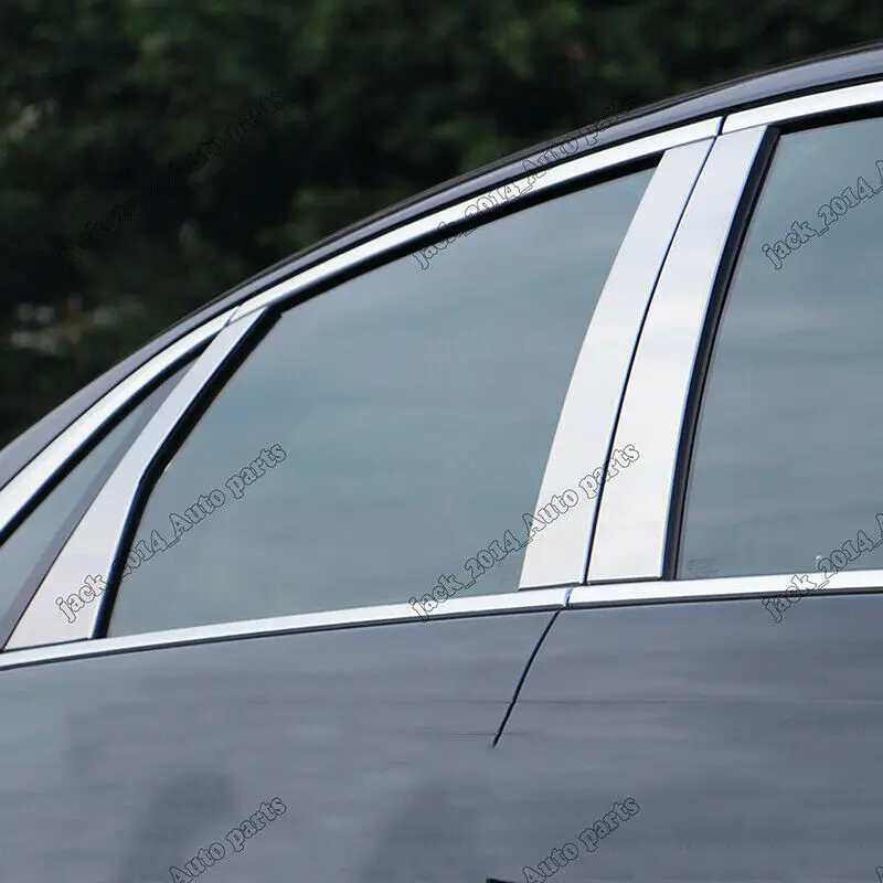 Наклейка стойки из нержавеющей стали B C покрытие отделка для 2013- Cadillac xts