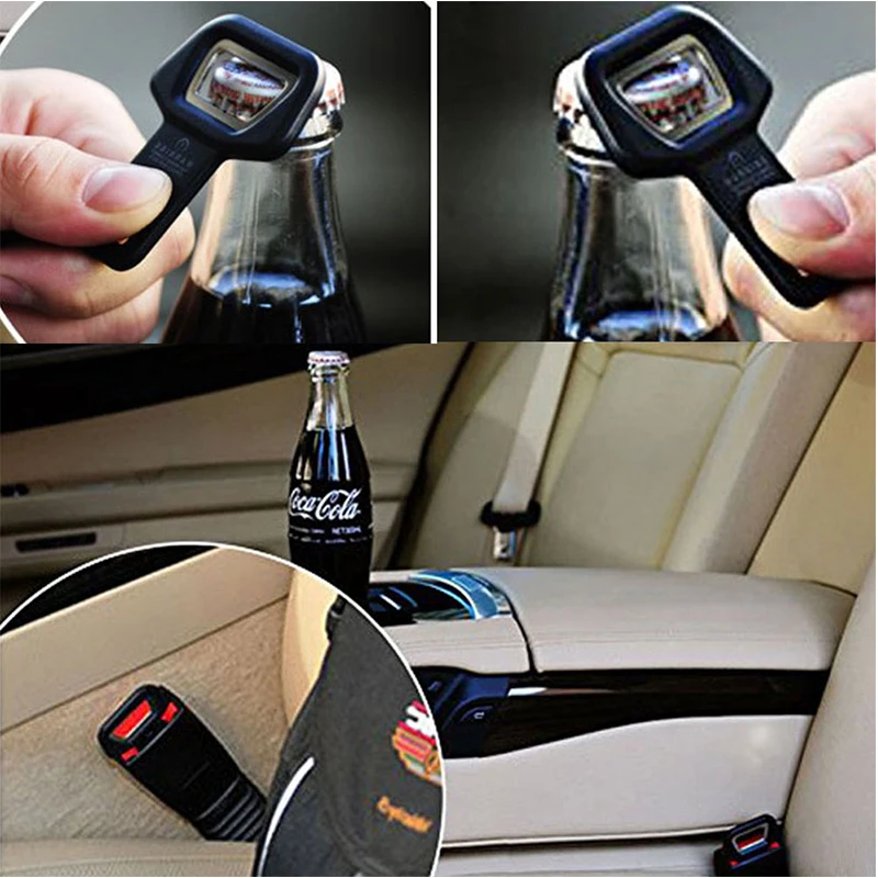 Автомобильная открывалка для бутылок Пряжка автомобильного ремня безопасности для Suzuki Swift Jimmy Grand Vitara Toyota Avensis t25 Corolla RAV4 Yaris