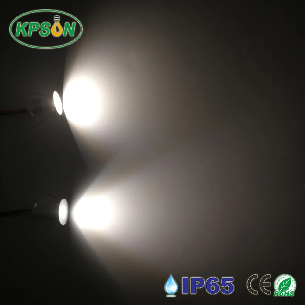 12V Led Spotlight Cabinet Mini Spot Light IP65 Waterproof Recessed Down light Cupboard Showcase Display Light 1W Aluminum with driver (3)