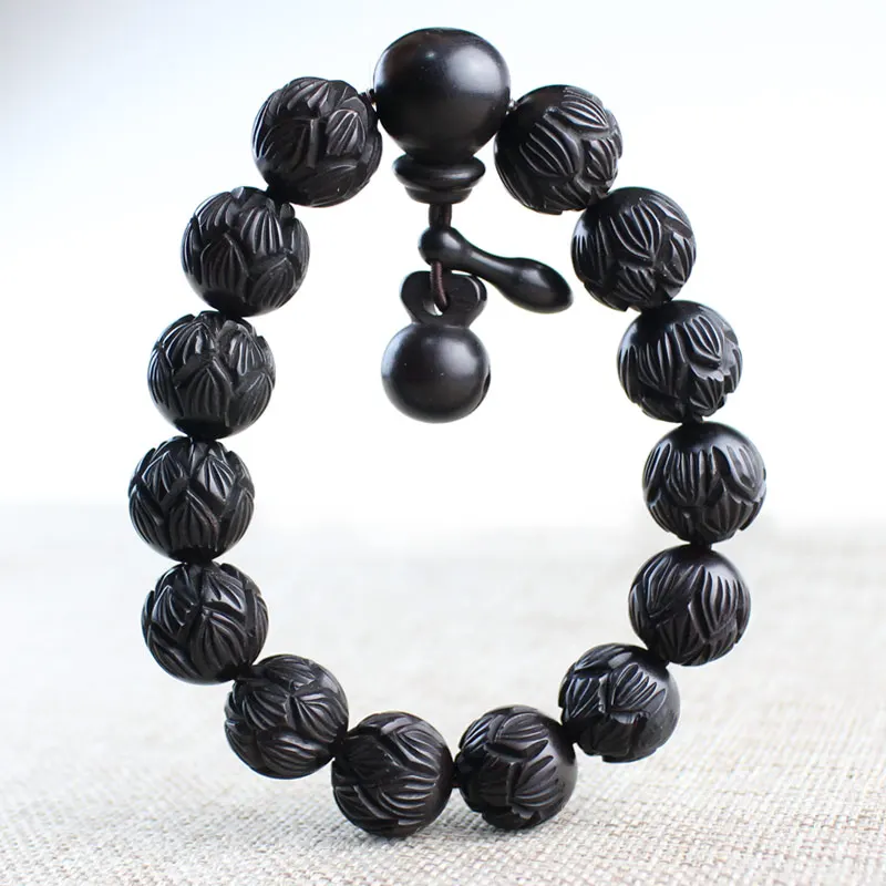 Отстраняйтесь от невезения молния общий jujube деревянные бусины «Лотос» бусины браслет ручной серии для мужчин и женщин пожилых led Подарки