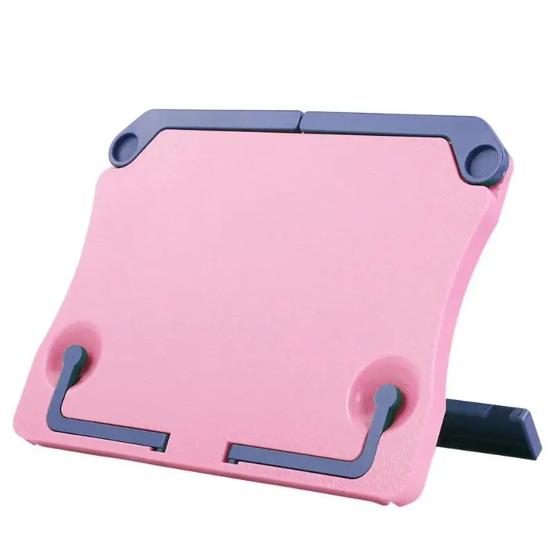 

Portable Folding Bookend Stand Reading Book Stand Books Recipe Shelf for Music Score Recipe Desk Tablet Holder Organizer