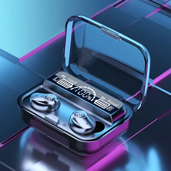 

TWS Touch Earphones Wireless Bluetooth 5.1 Earphone Waterproof Large-screen LED Digital Display Headphone Sport Headset