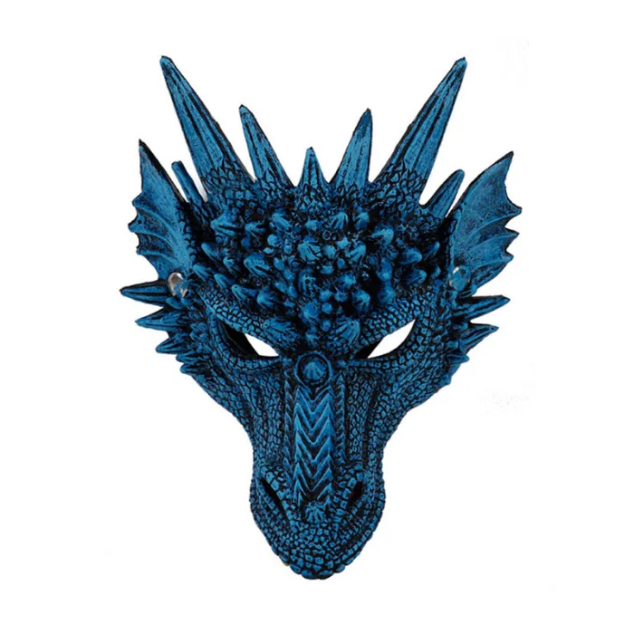 New Hot Halloween Mask 3D Dragon Cosplay Costume for Men Women Carnival Party Mardi Gras SMD66