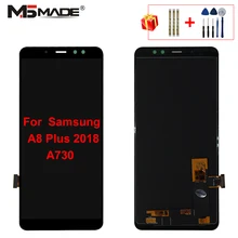 A8 Plus дисплей для samsung Galaxy A730 ЖК A730F SM-A730F ЖК-дисплей сенсорный экран дигитайзер Запасные части 6,0"