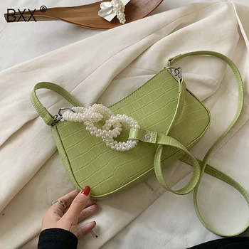 

[BXX] Stone Pattern Small PU Leather Crossbody Bags For Women 2020 Summer Elegant Shoulder Handbags Female Cross Body Bag HN807