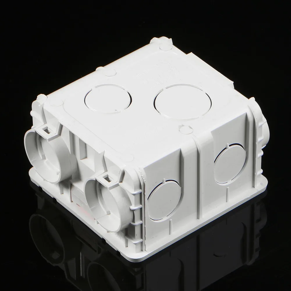 86-Тип ПВХ распределительная коробка настенное крепление кассеты для переключатель гнездо основание светильника электротехническое оборудование распределительная держатель