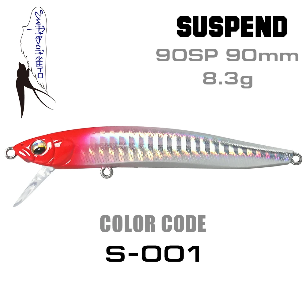 color 01 SFT 90SP рыболовные приманки, новинка, поворотная система для губ, подвесной гольян, воблеры, плавающая приманка для окуня, форели, морской рыбы, Прямая поставка, приманка - Цвет: color 01
