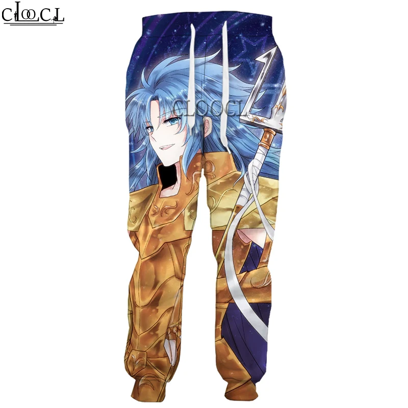 

CLOOCL Fashion Anime The Knights of The Zodiac Saint Seiya Men Women Trousers 3D Print Hot Selling Hip Hop Sweatpants Pants