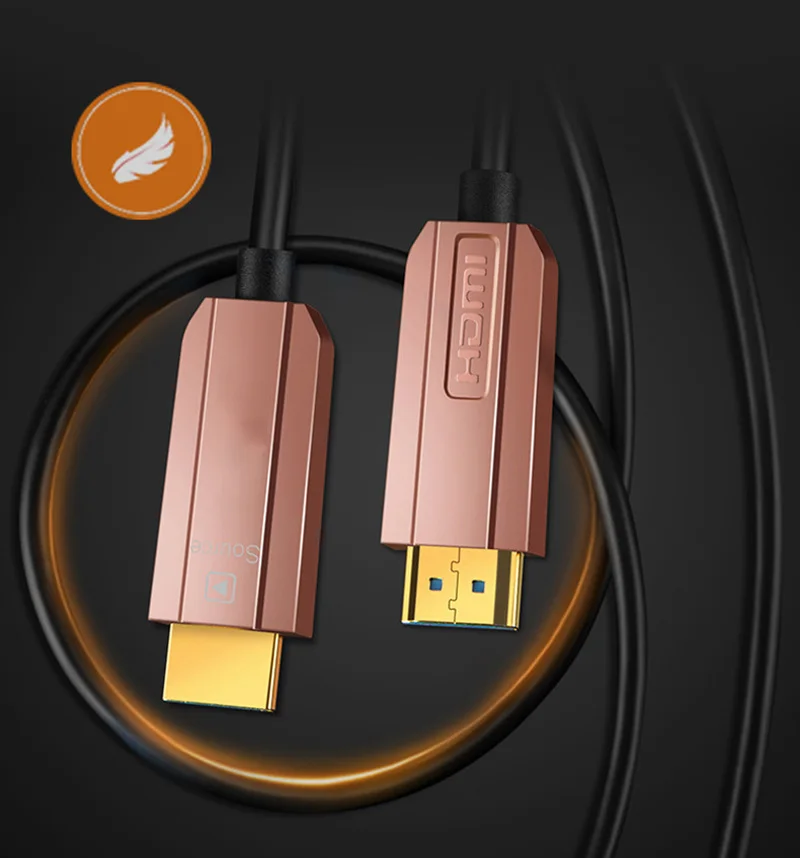 Оптоволоконный HDMI 2,0 кабель 4K* 2K 3D HD 18Gpbs 2,2 HDCP HDR аудио видео HDMI кабель 10 м 20 м 50 м 80 м 100 м