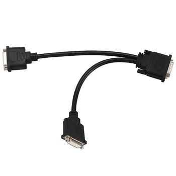 

DMS-59 Male to 2 Dual Link DVI-I 24+5 Pin Splitter Adapter Cable