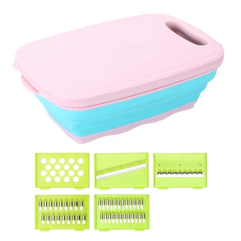 

9-in-1 Multi-function Cutting Board Folding Cutting Board Portable Kitchen Utensils PI669