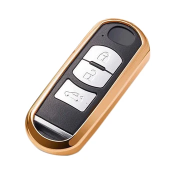

Tpu Car Smart Remote Key Cover Fob Case Shell For Mazda 2 3 4 6 Cx-3 Cx-5 Cx-7