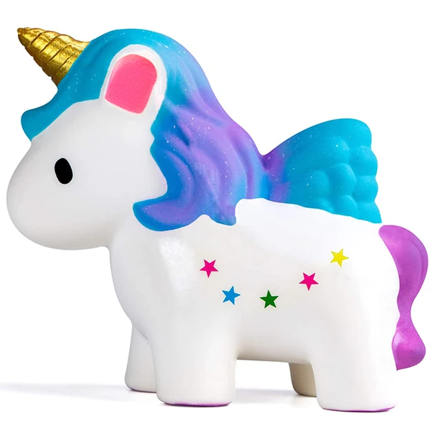 Jumbo Squishy Kawaii Unicorn Horse Cake Deer Animal Panda Squishies Slow Rising Stress Relief Squeeze Toys for Kids 12cm