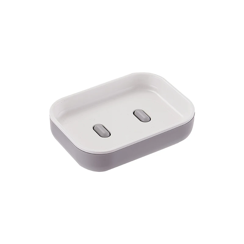 

Soap Dishes Home Creative Double-Layer Drain Soap Holder Storage Plate Tray Bathroom Accessories Seifenschale Zeephouder Bulux