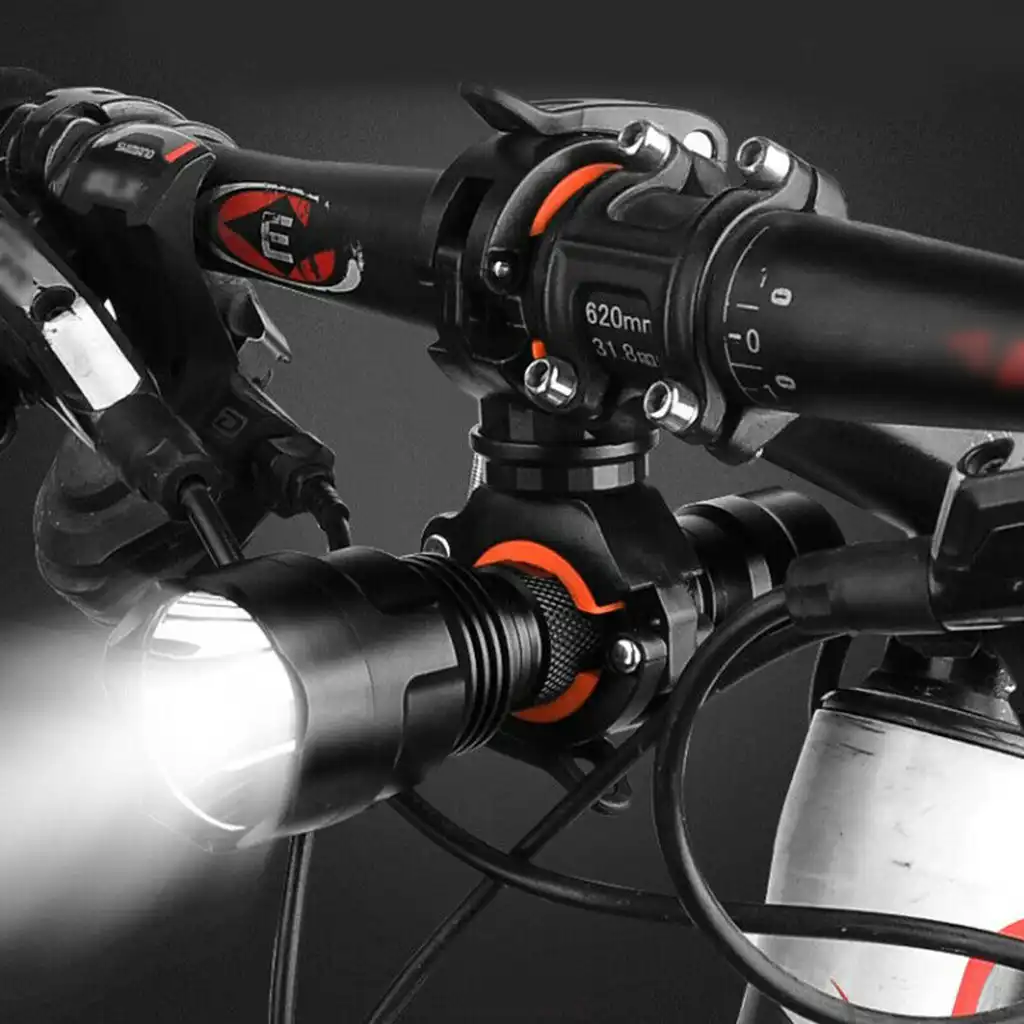 handlebar flashlight mount