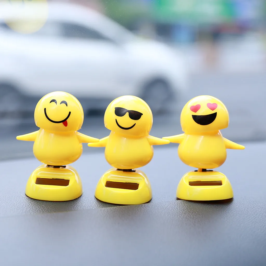 

car ornament Solar Powered Dancing Swinging Animated Dancer Toy Car Windowsill Decoration New shaking head toys car accessories