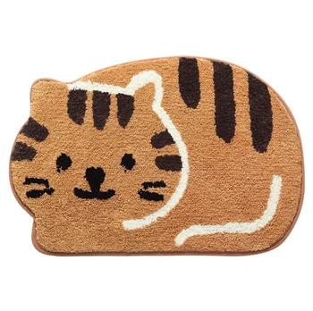 

45x65cm cartoon cat doormat hallway carpet water absorbent bath mat non-slip mat rug bedroom mat pad cat mat