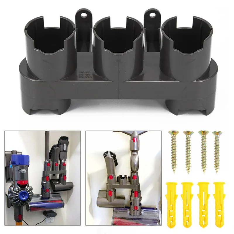 

Vacuum Cleaner Storage Rack 7 Holes Holder For Dyson V7/8/10/11 Brushes Kits Set