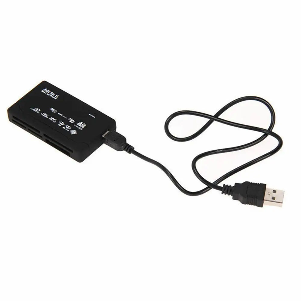 USB Все в одном считыватель карт памяти для USB внешний мини Micro SDHC SD XD MS CF TF M2 считыватель флэш-карт памяти для чтения и записи