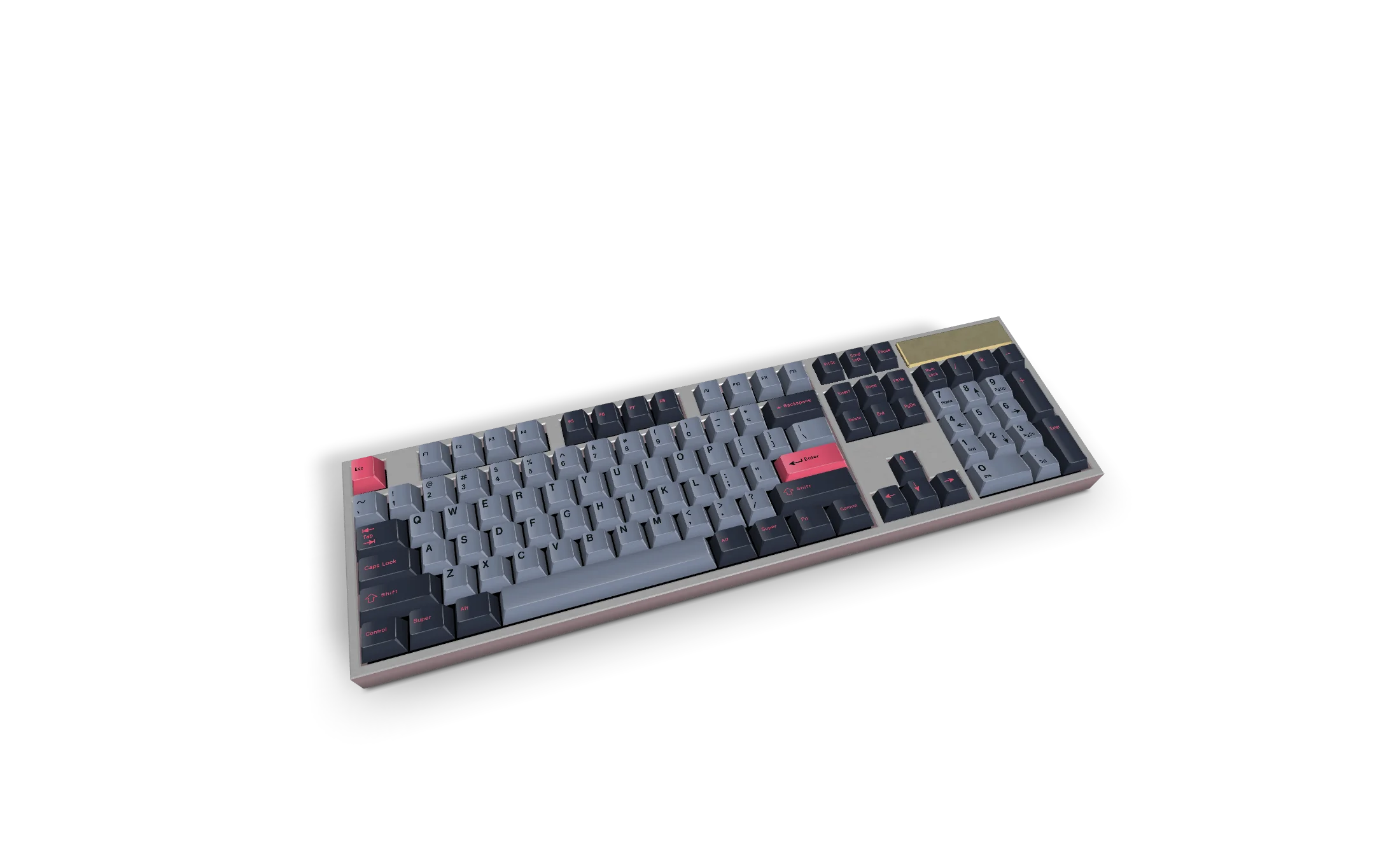 CGMK 8008 колпачки для ключей PBT с сочетанием цветов 129 клавиш вишневый профиль