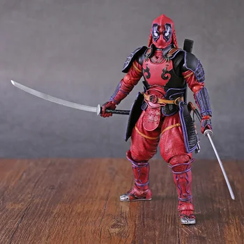 

Action Figure 1/8 scale painted figure Kabukimono Deadpool Samurai Iron Man MK 3 Captain America Spiderman PVC figure Toy