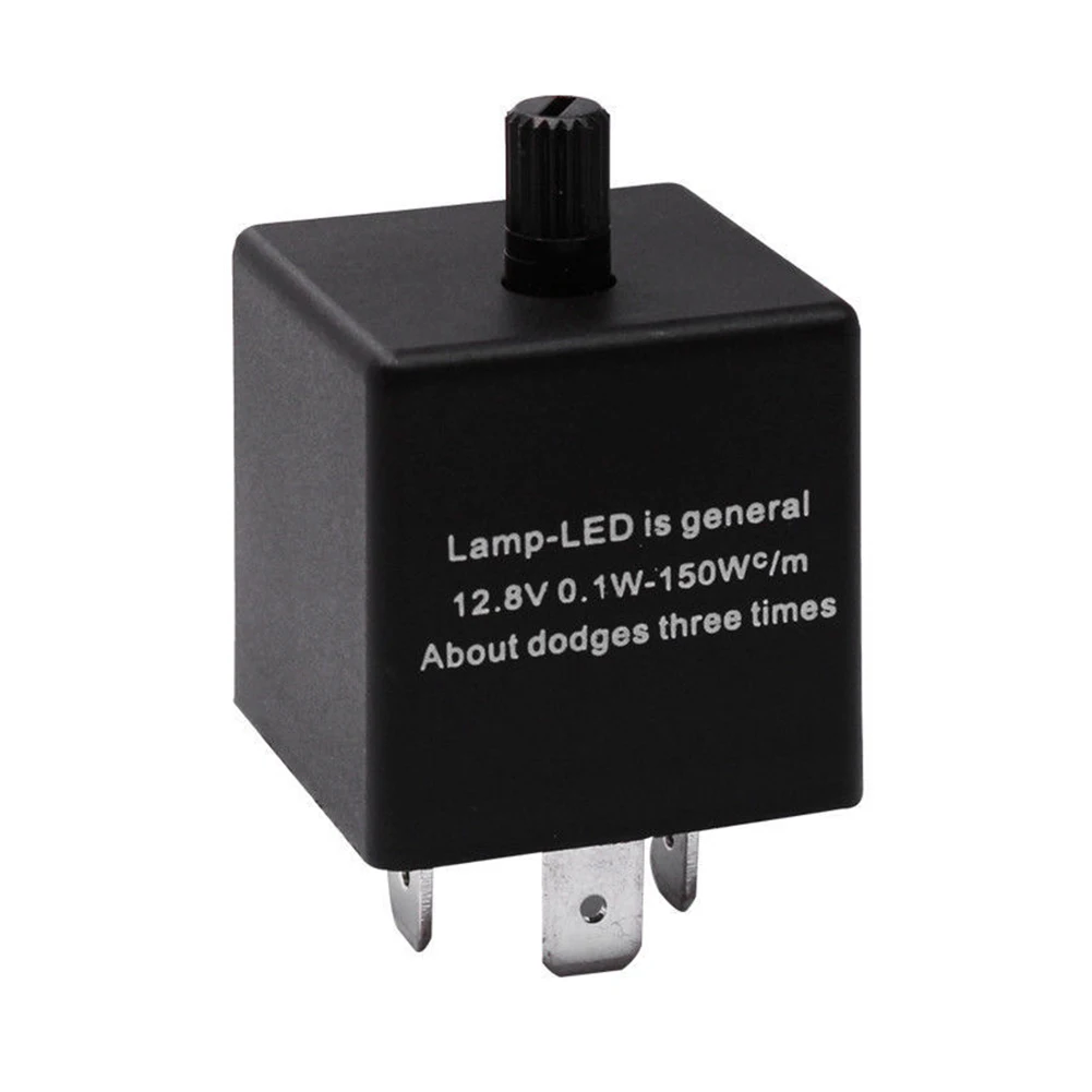12V Универсальный поворотные сигнальные индикаторы Светодиодный проблесковый маячок реле Регулируемая частота замена велосипед универсальный авто мини мотоцикл