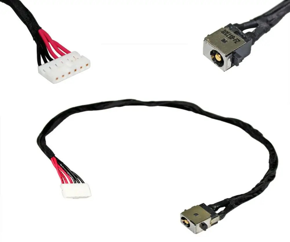 

DC POWER JACK w/ CABLE HARNESS FOR ASUS F751 R510C X450 X751 CHARGING PORT CONNECTOR 14004-02020000